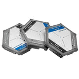 Perfect Miter Saw Setup Blocks (3-Piece) – 4 to 12 Sided, Tight-Fitting Mitered Frames for Building Segmented Turning Blanks - Plastic Accurate Angle ROCKLER