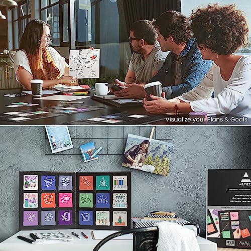 ARTEZA Vision Board Kit, Experience Box | Creative Art & Craft Set for Goal Setting, Party Kit for Group Activities, Business Planning, Personal ARTEZA
