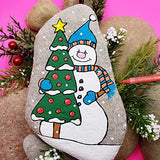 JR.WHITE 36 Pack Acrylic Paint Marker Pens for Rock Painting, Wood, Canvas, Ceramic, Glass, Fabric,Arts Crafts Supplies for Adults Kids-Fine Tip & JR.WHITE