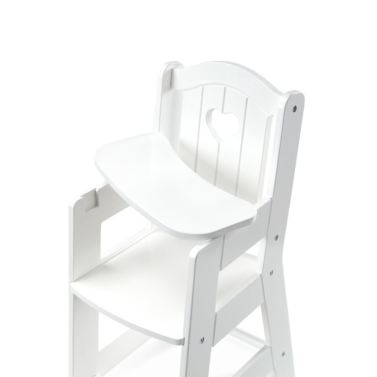 Melissa & Doug Play High Chair - Pretend Play High Chair Baby Doll Accessories,White Melissa & Doug