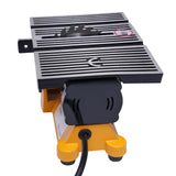 90W 1/8HP 4" Mini Table Saw Bench Metal Wood Glass Stone Sawing Cutting Machine Mini Table Saw Cutting Tool DIY Woodworking Saw Cutter Bench Top Gdrasuya10