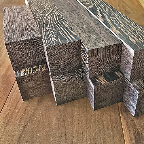 Wenge Wood Turning Blanks 6pcs - 2" x 2" x 18"