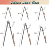 Compass for Geometry, Compass for Woodworking, 16 inch Precision Woodworking Compass with Wing Divider and Pencil Holder, Large Compass for Geometry, SZHRXC