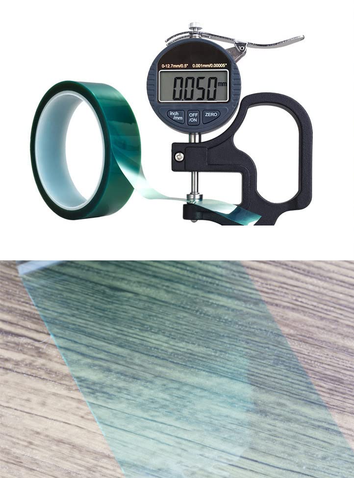 XGNG 50mmx33m Resin Tape Epoxy Resin Tape Long Traceless Craft Tape for Epoxy Resin Molding Adhesive High Temperature Resistance Easy Peeling Epoxy XGNG