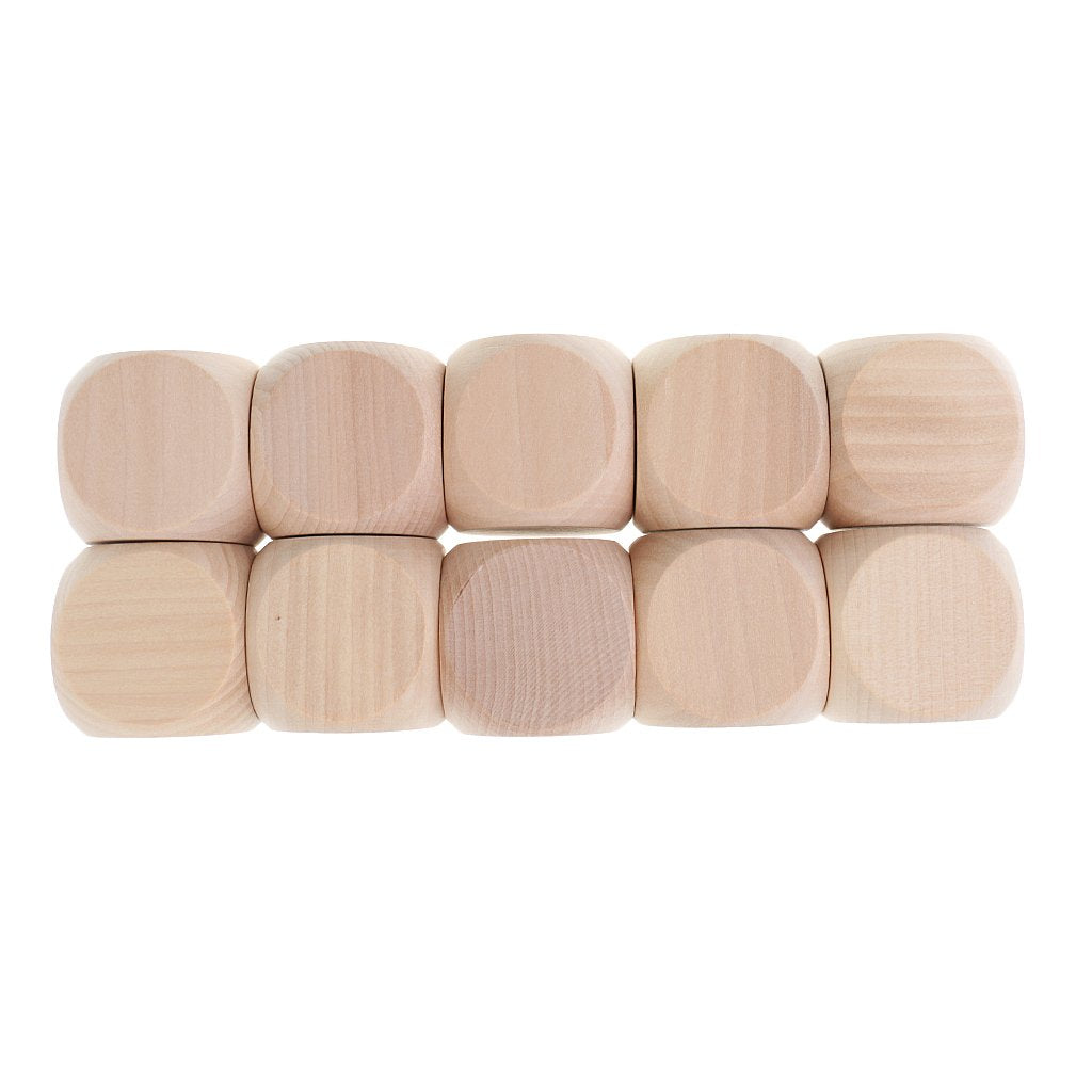 Large Blank Wooden Blank 40mm for DND MTG Toys Harilla