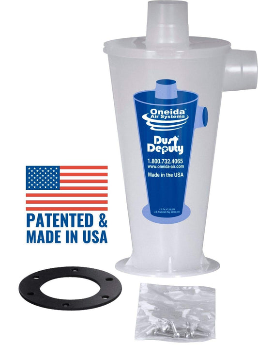 Dust Deputy DIY Anti-Static Retrofit Cyclone Separator for Wet/Dry Shop Vacuums (DD DIY) - WoodArtSupply