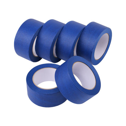 Lichamp 6-Piece Blue Painters Tape 2 inches Wide, Blue Masking Tape Painter's Bulk Multi Pack, 1.95 inch x 55 Yards x 6 Rolls (330 Total Yards) - WoodArtSupply