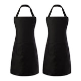 Tosewever 2 Pack Adjustable Bib Apron, Waterdrop Resistant Aprons with 2 Pockets Cooking Kitchen Restaurant Aprons for Women Men Chef, BBQ Drawing Tosewever