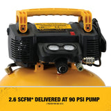 DEWALT Pancake Air Compressor, 6 Gallon, 165 PSI (DWFP55126),Multi DEWALT
