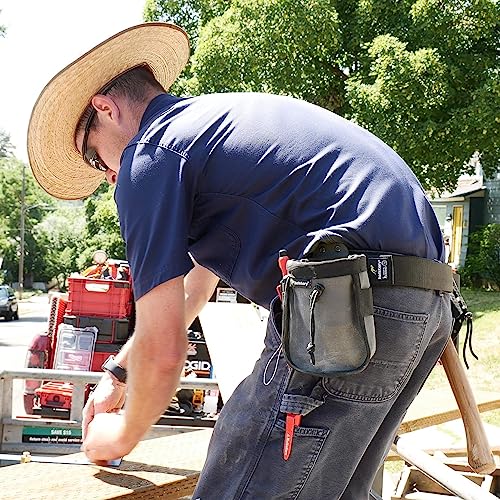 Big Joey Pouch | Clip-On Tool Belt Bag for Tools, Screws, and Nails - Great for an Electrician, HVAC Tech, Plumber, Carpenter, Contractor, Handy Man, Holstery