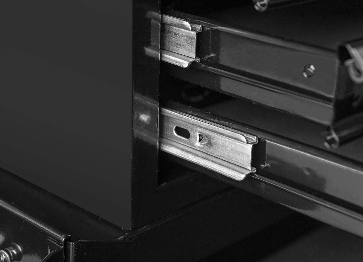 ROAD DAWG Torin Rolling Garage Workshop Organizer: Detachable 4 Drawer Tool Chest with Large Storage Cabinet and Adjustable Shelf, Black ROAD DAWG