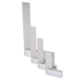 Groz 4-Piece Machinist Steel Square Set | 2-in, 3-in, 4-in & 6-in Squares | 48-72 Micron Squareness | Hardened Steel | for General Purpose, Machinery Groz