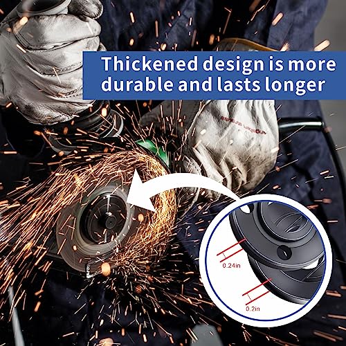 7PCS Angle Grinder Nut Angle Grinder Wrench Kit 5/8-11 Flange Metal Lock Nut for Compatible with Dewalt Milwaukee Makita193465-4 Metabo Bosch Ryobi Fyjbnh