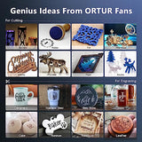 Ortur OLM3 LU3-20A Laser Engraver with 50L Laser air Assist, 20W Output Laser Cutter DIY Laser Engraver Machine, 20000mm/min Engraving Speed and App Ortur