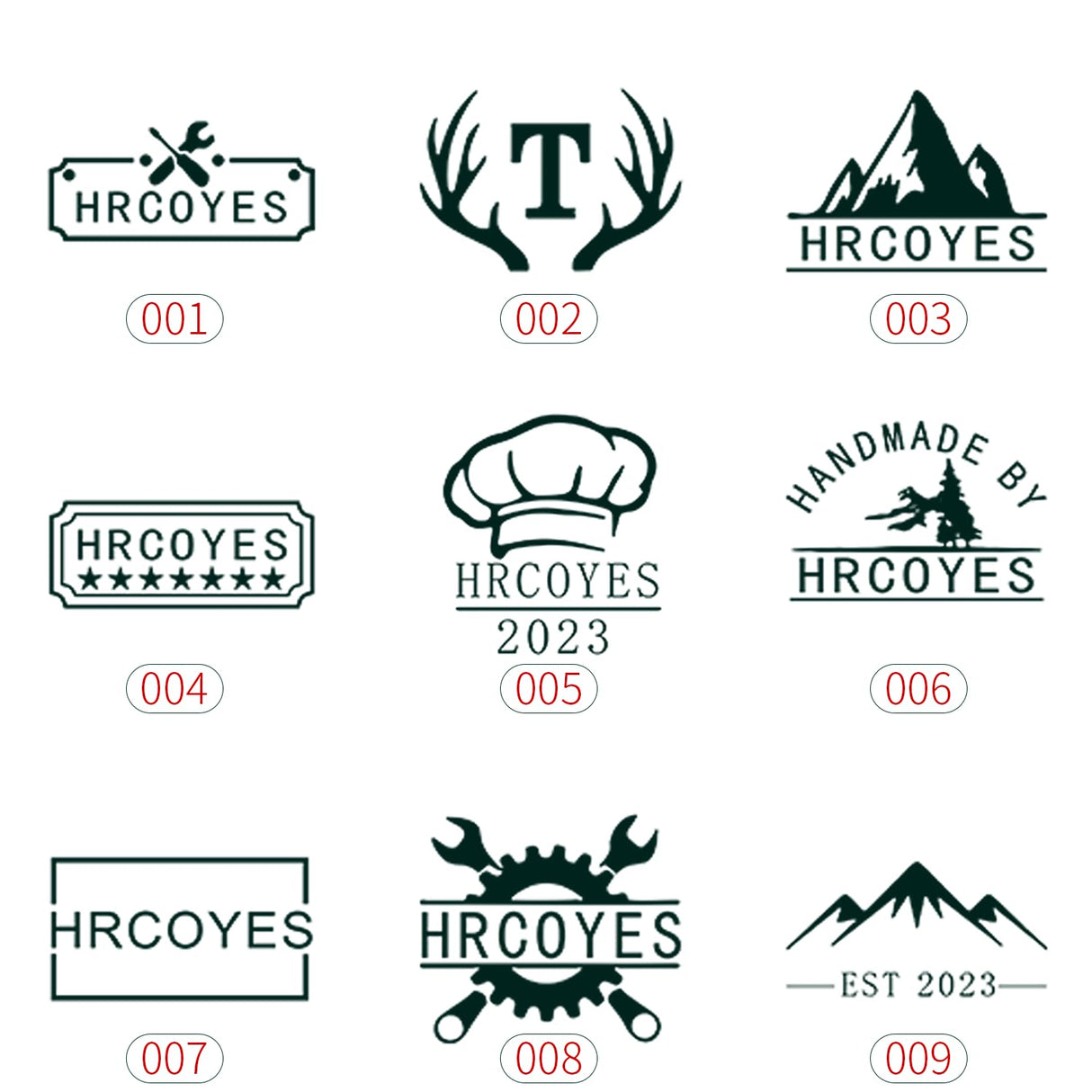 Personalised Wood Branding Iron with Custom Logo Stamp and Long Handle for DIY Projects Generic