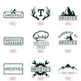 Personalised Wood Branding Iron with Custom Logo Stamp and Long Handle for DIY Projects Generic