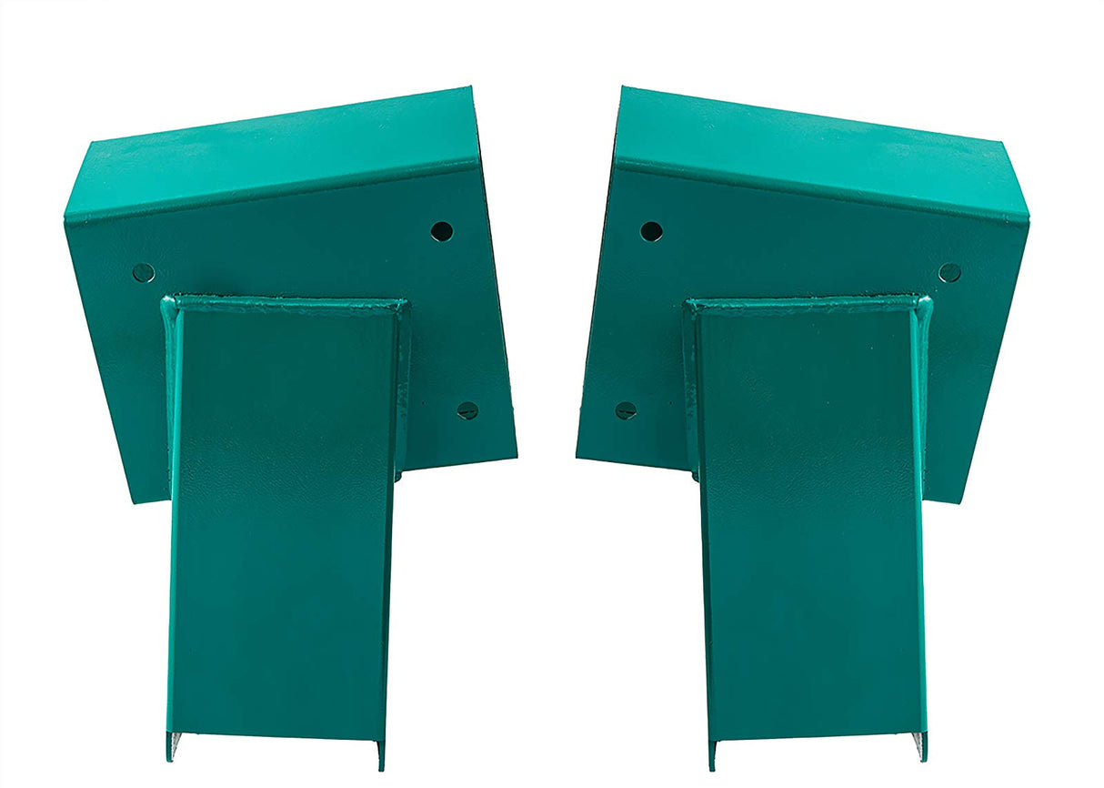 HANDYGO Swing Set Brackets - Heavy Duty Steel Swing Kit, 2 DIY Wooden Swing Hardware Bracket, Playground Equipment Parts, with Mounting Accessories, HANDYGO