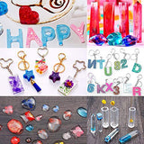 DR. RESIN 2 Part 1 Gallon Clear Epoxy Resin Kit (0.5 Gal Resin + 0.5 Gal Hardener) Crystal Jewelry Tabletop Resin with Cups Sticks Spreaders Gloves DR. RESIN