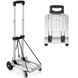 KEDSUM Foldable Aluminum Panel Hand Truck, Portable 270 lbs Lightweight Utility Cart for Travel, Shopping, Office Use KEDSUM