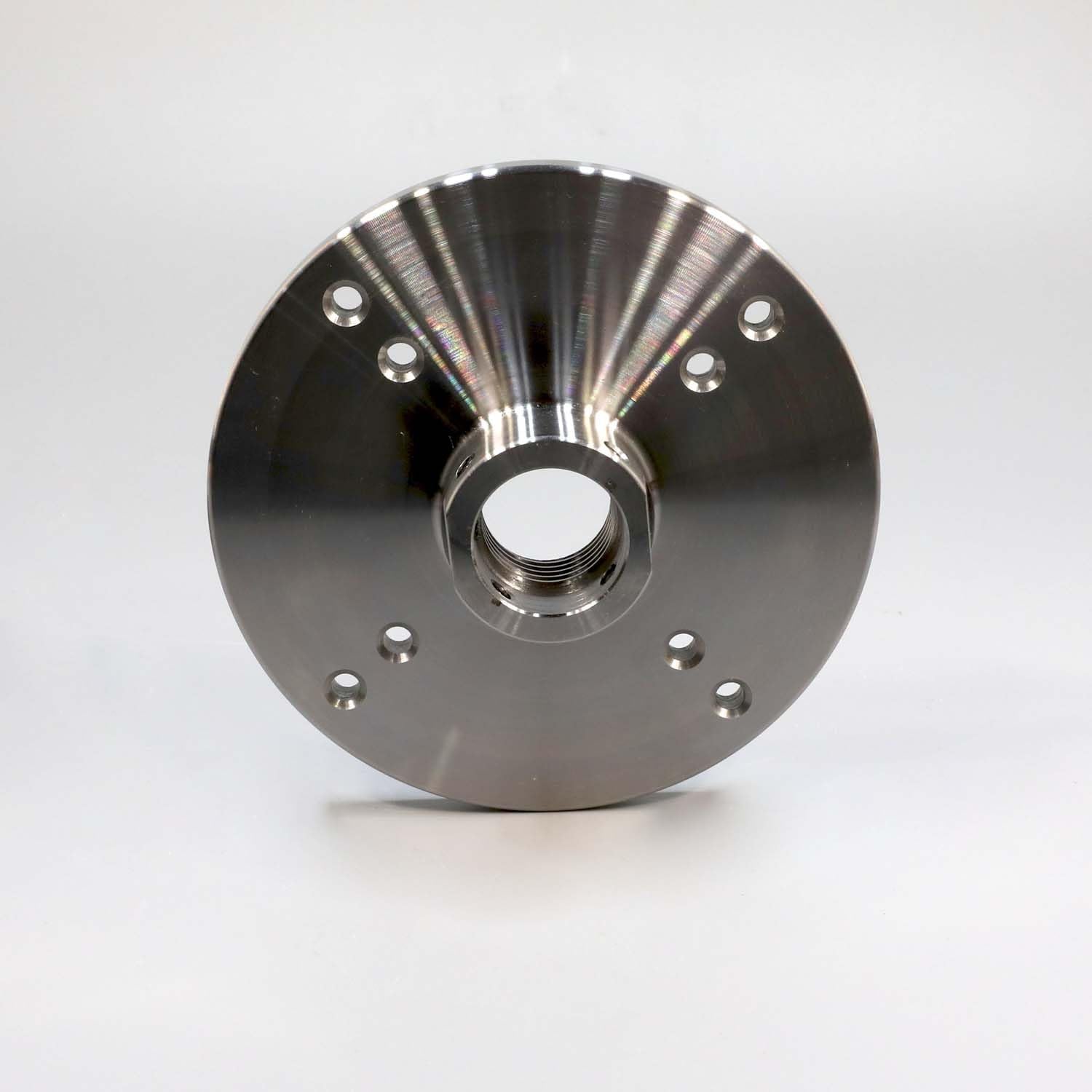 Hurricane Turning Tools, 6" Steel Faceplate For Wood Lathe, 1 1/4" x 8 TPI Hurricane Turning Tools