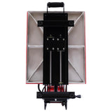 Heat Press Machine for T Shirt, 16"x20" Slide Out Auto Open Digital T-Shirt Printer Machine, Red Clamshell Semi-Automatic Sublimation Printer YIYIBYUS