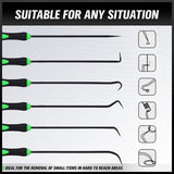 SWANLAKE Pick and Hook Set, Pick Tool Set for Car Auto Oil Seal/O-Ring Seal Gasket Pick Mini Hooks Puller Remover (6PCS) SWANLAKE GARDEN TOOLS