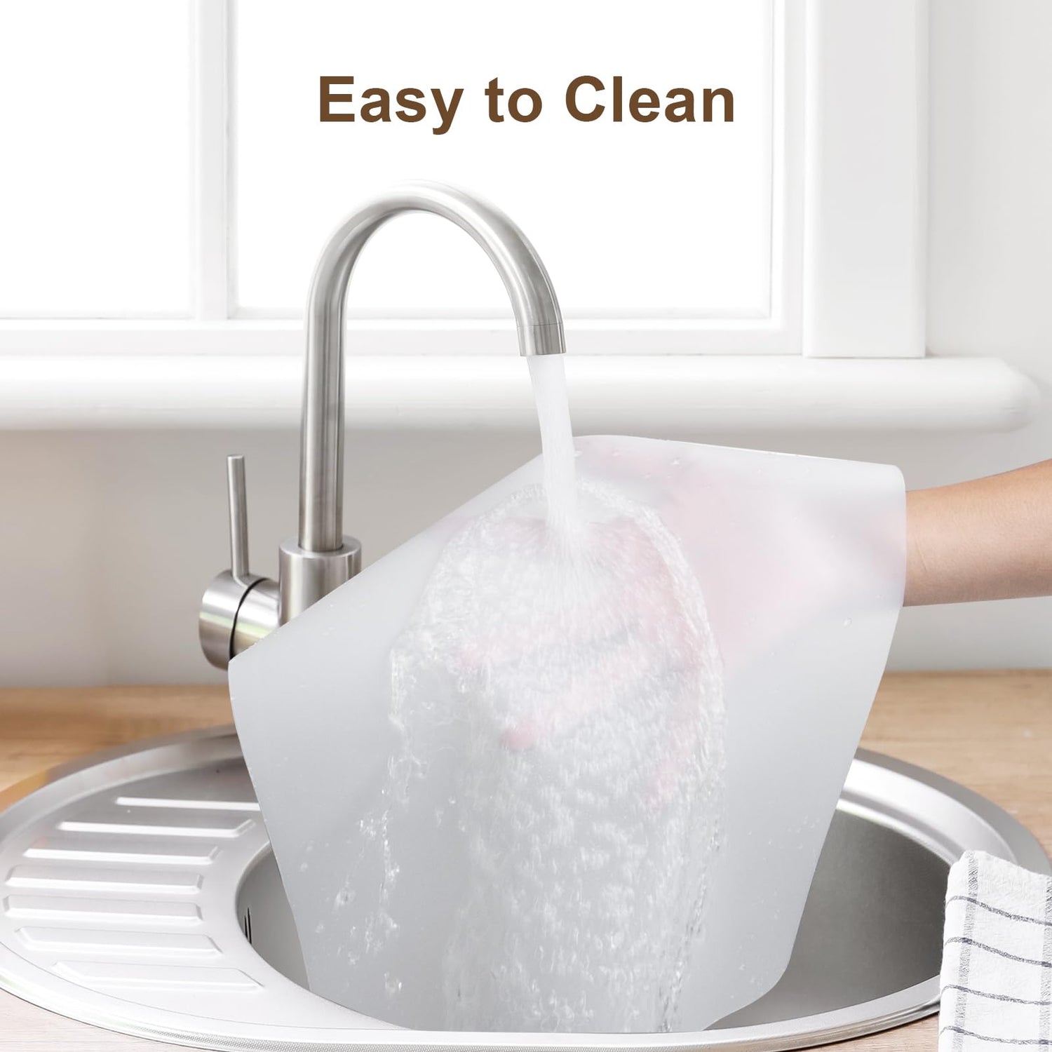 Silicone Placemats, Treerit 4 Pack Food-Grade Non-Slip Heat Resistant Silicone Mat, Countertop Protector, Silicone Mats for Kitchen Counter/Craft, Treerit