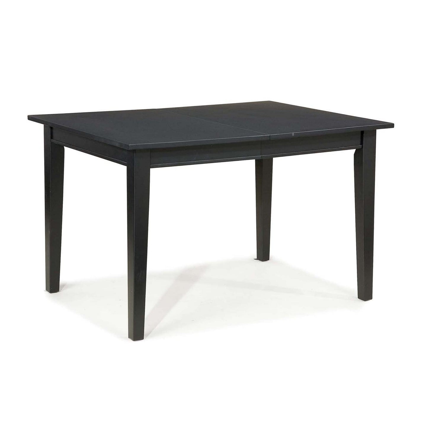 Arts and Crafts Black Rectangular Dining Table by Home Styles - WoodArtSupply