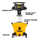 DeWALT DXV10P 10 gallon Poly Wet Dry Vacuum Yellow DEWALT