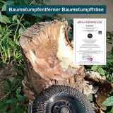 OBA Grinder Wheel Disc 4 Inch Wood Shaping Wheel, Wood Grinding Shaping Disk for Angle Grinders with 7/8” Arbor OBA