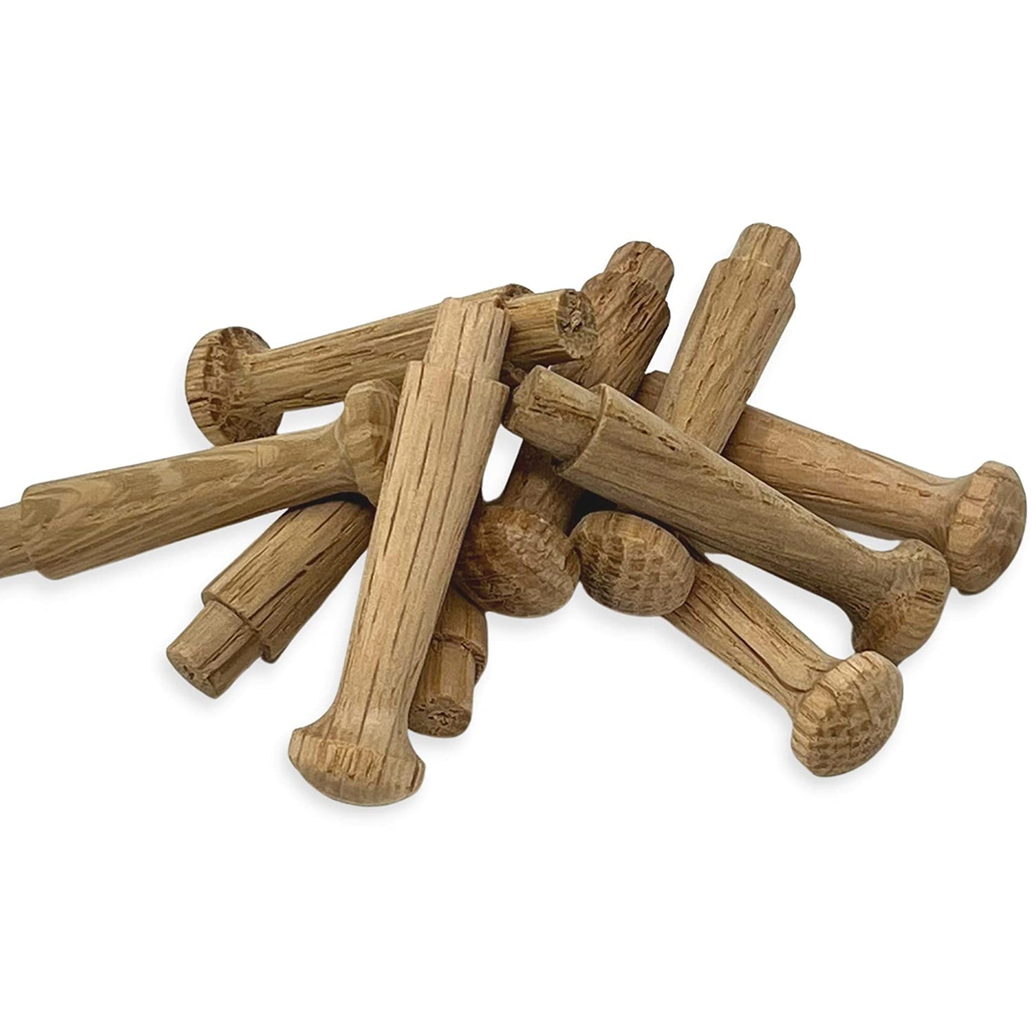 Oak 1.75-Inch Small Unfinished Shaker Pegs Includes Tenon Length of 1/4-Inch (25-Pack) - Balsam Point Workshop Balsam Point Workshop