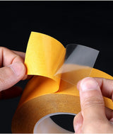 Ultra-Thin Clear Double Sided Tape Heavy Duty 2-Inch x 50 Feet Two Sides Strong Stick Mounting Adhesive Tape for Arts & Crafts, Fix Carpet, Women ANGKEEL