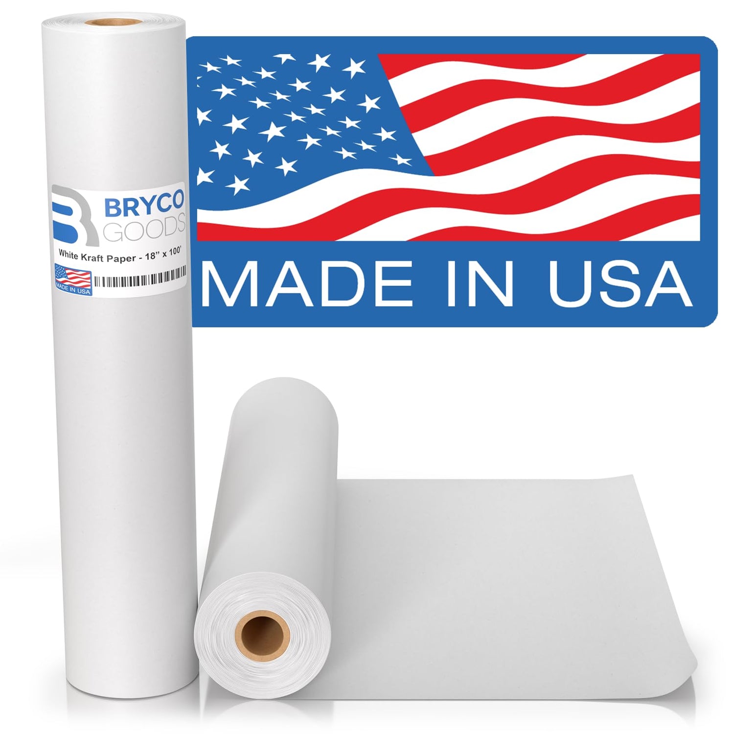 Bryco Goods Arts and Crafts Paper Roll - Thick Craft Paper for Painting - Wall Decor - Easel Use - Longevity on Bulletin Boards - Gift Wrapping - Bryco Goods