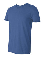 Gildan Adult Softstyle Cotton T-Shirt, Style G64000, Multipack, Heather Royal (2-Pack), 3X-Large Gildan