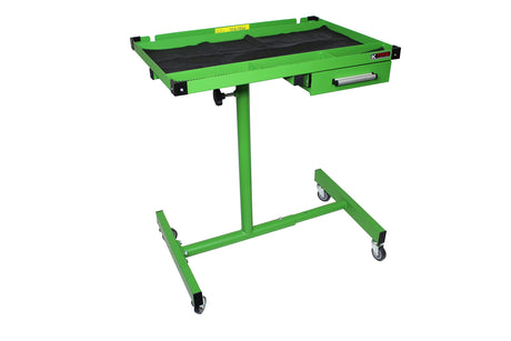K Tool International 75108 Adjustable Tear Down Work Table with Drawer for Garages, Repair Shops, and DIY, Portable, (4) 2" Swivel Casters, 220 Pound K Tool International