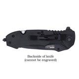 Personalized Gift for Father's Day, Engraved Pocket Knife For Everyday Carry, Pocket Knife with Clip for Valentine's Day, Groomsmen Gifts & Palmetto Wood Shop