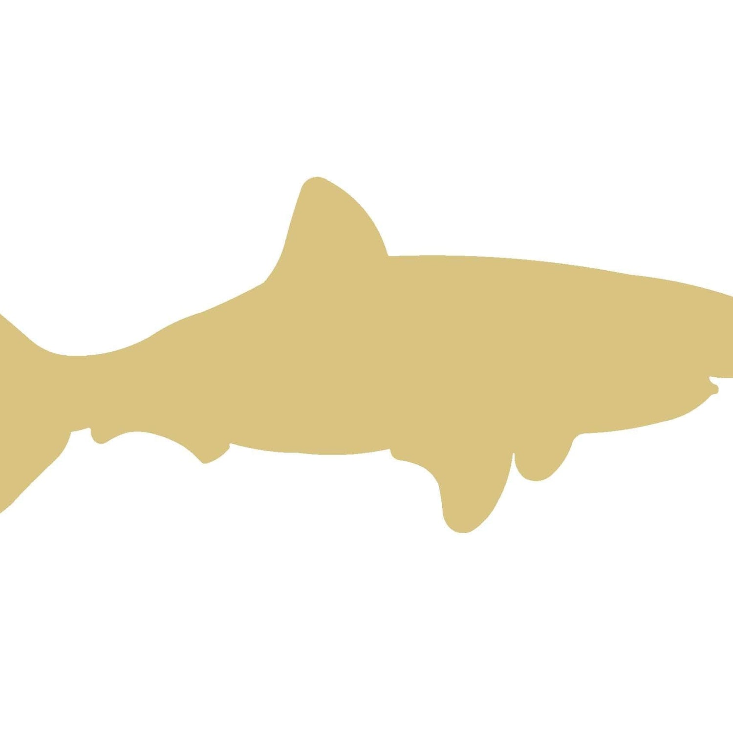 Shark Cutout Unfinished Wood Nautical Decor Door Hanger Ocean Beach House MDF Shaped Canvas Style 6 Diverse Woodworking