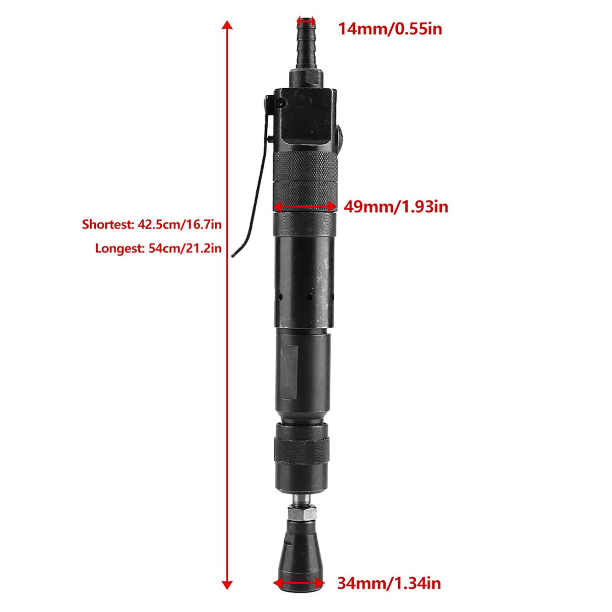 D3 Pneumatic Tamping Machine Earth Sand Rammer Air Tamper Hammer Sander Drill Tools for Industry Construction Project Make Bricks and Concrete Miskall