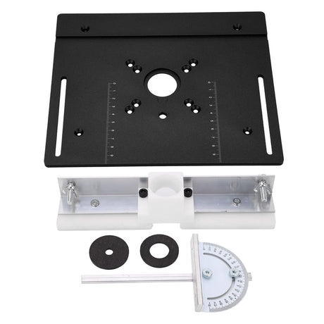 Router Lift Metal Router Lift System Kit, Router Lift System Full Installation Set,Aluminum Woodworking Insert Base Plate,Router Table Insert Plate JUOPZKENN