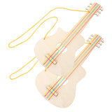 Toyvian 10 Pcs Child Guitar Mini Toys Miniature Guitar Miniature Guitar Toy Childrens Ukulele Unfinished Guitar Toy Crafts DIY Painting Guitar Toy Toyvian