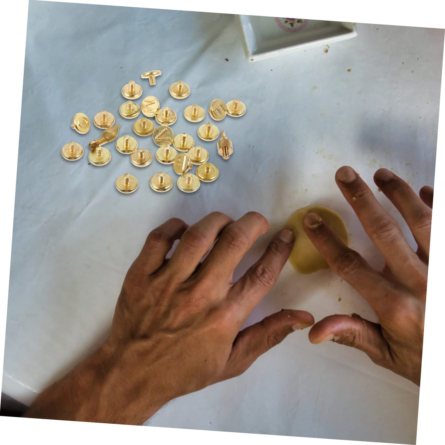 Lurrose 3 Sets Copper Letter Wood Burning Tips for Personalised Branding on Wood and Leather Lurrose