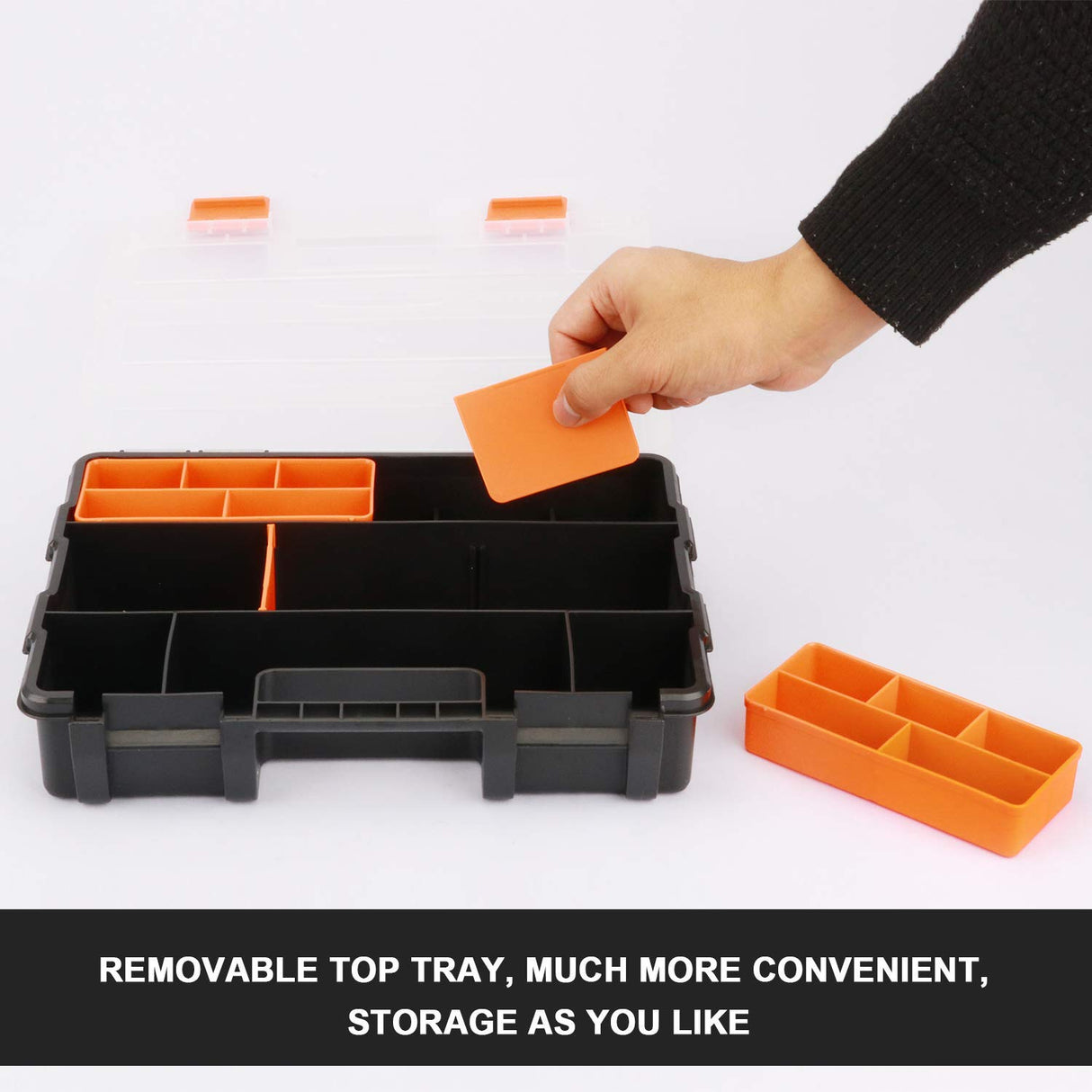 Makitoyo MP009 Hardware & Parts Organizers Versatile and Durable Storage Toolbox, 4PCS Set Makitoyo