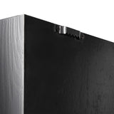 GSM Brands Shot Glass Display Case, Black Wood, Holds Set of 30 Glasses (16.7 x 12.2 - Each Opening Measures 2.52 x 2.13) GSM Brands