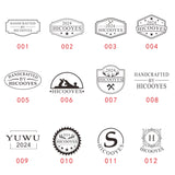 Customised Wood Branding Iron Kit - Personalised Mini Letters & Logo Stamp for Wood, Leather & Crafts Yuwu