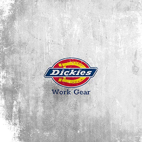 Dickies 16-Pocket Workshop Bib Apron, Durable Canvas Construction, Reinforced Edges, Adjustable Belt, Grey/Tan - WoodArtSupply