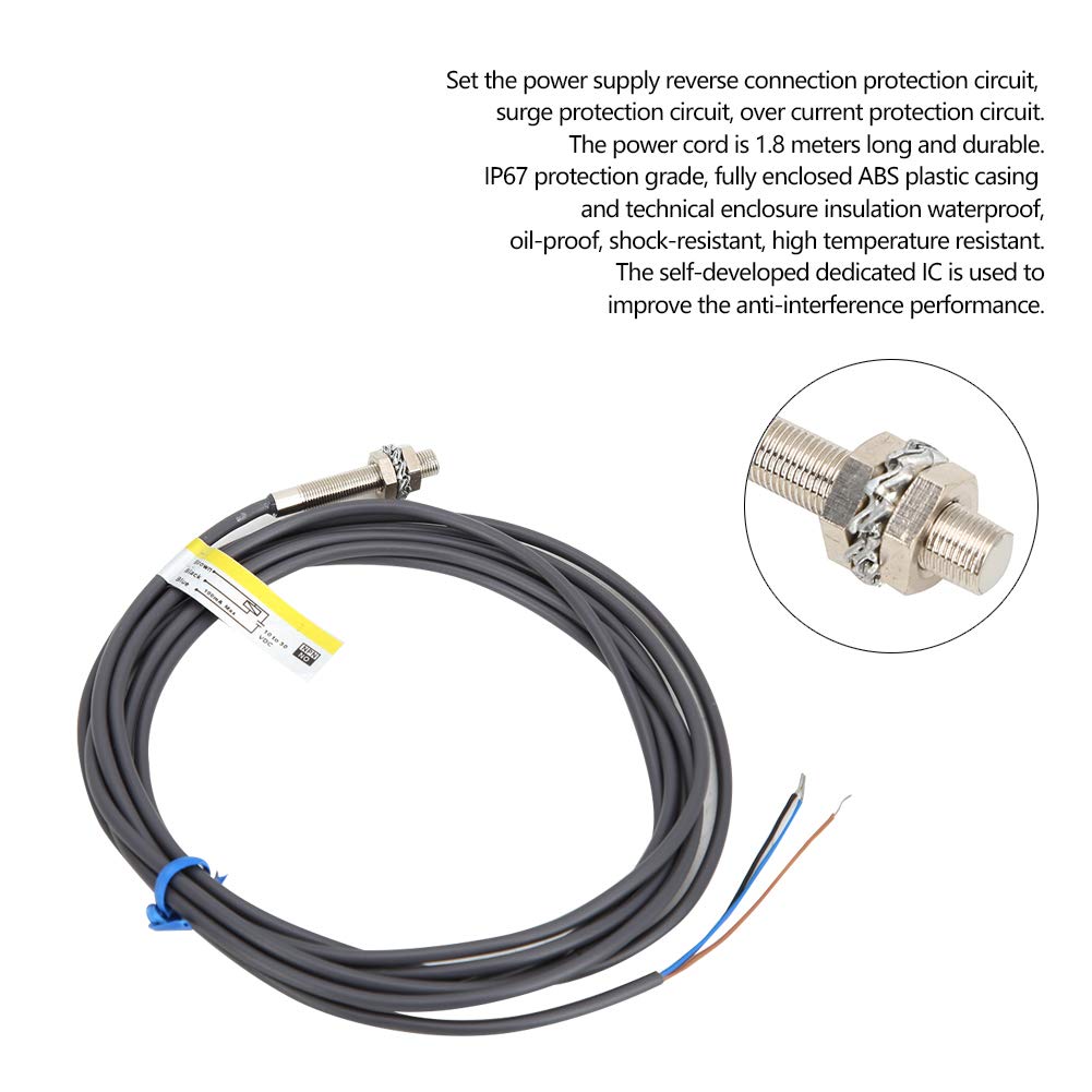 Inductive Sensor, Proximity Sensors E2E X1C1 Proximity Sensor Detection Switch Detecting Distance Approach Sensor - WoodArtSupply