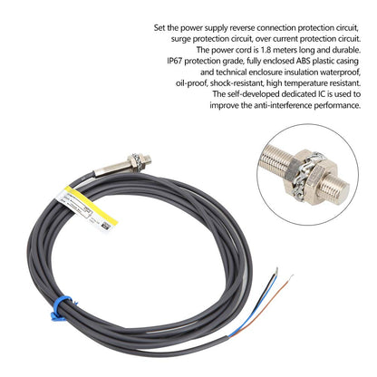 Inductive Sensor, Proximity Sensors E2E X1C1 Proximity Sensor Detection Switch Detecting Distance Approach Sensor - WoodArtSupply