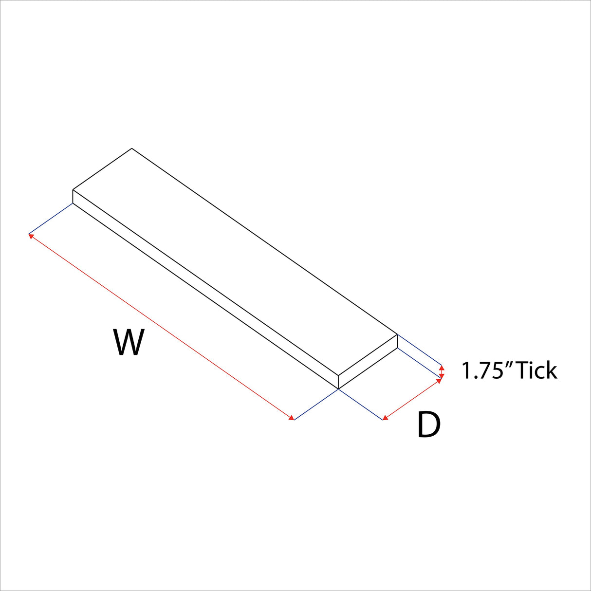 AUDRIELLE URBANDI, Rustic Floating Shelves, Set of 2, Hidden Bracket, Solid Wood, Heavy Duty, Wall Mounted Shelves, (Brown, 24Wx6D) WoodArtSupply
