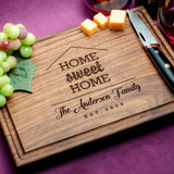 Straga Personalized Cutting Boards | Handmade Wood Engraved Charcuterie | Custom Housewarming, Home Purchase Gift for Homeowners, Real Estate Agents Straga