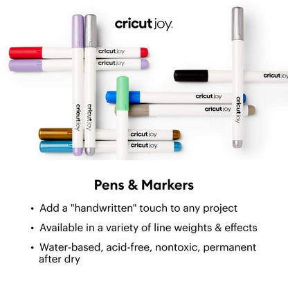 Cricut Joy Metallic Markers Permanent - Medium Point (1.0mm), For